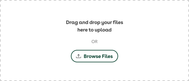 File Upload - Empty state